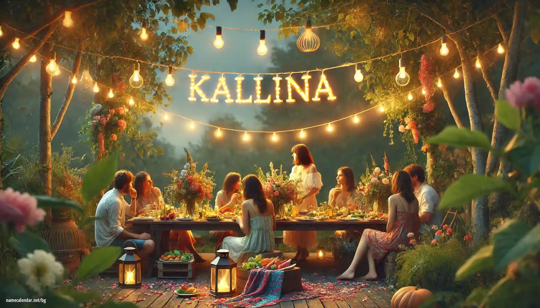 Празнуване на имен ден и име - Kallina