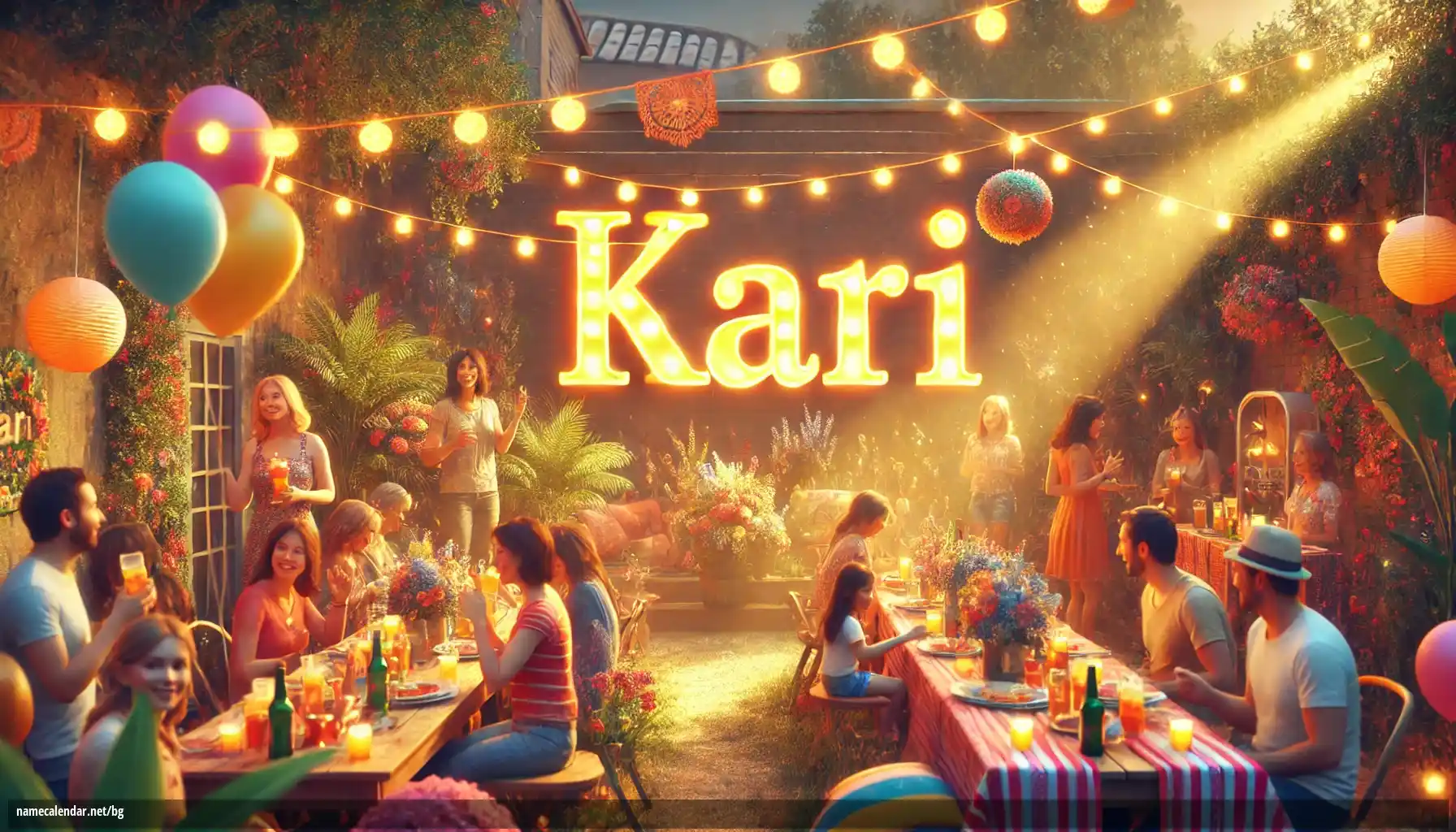 Празнуване на имен ден и име - Kari