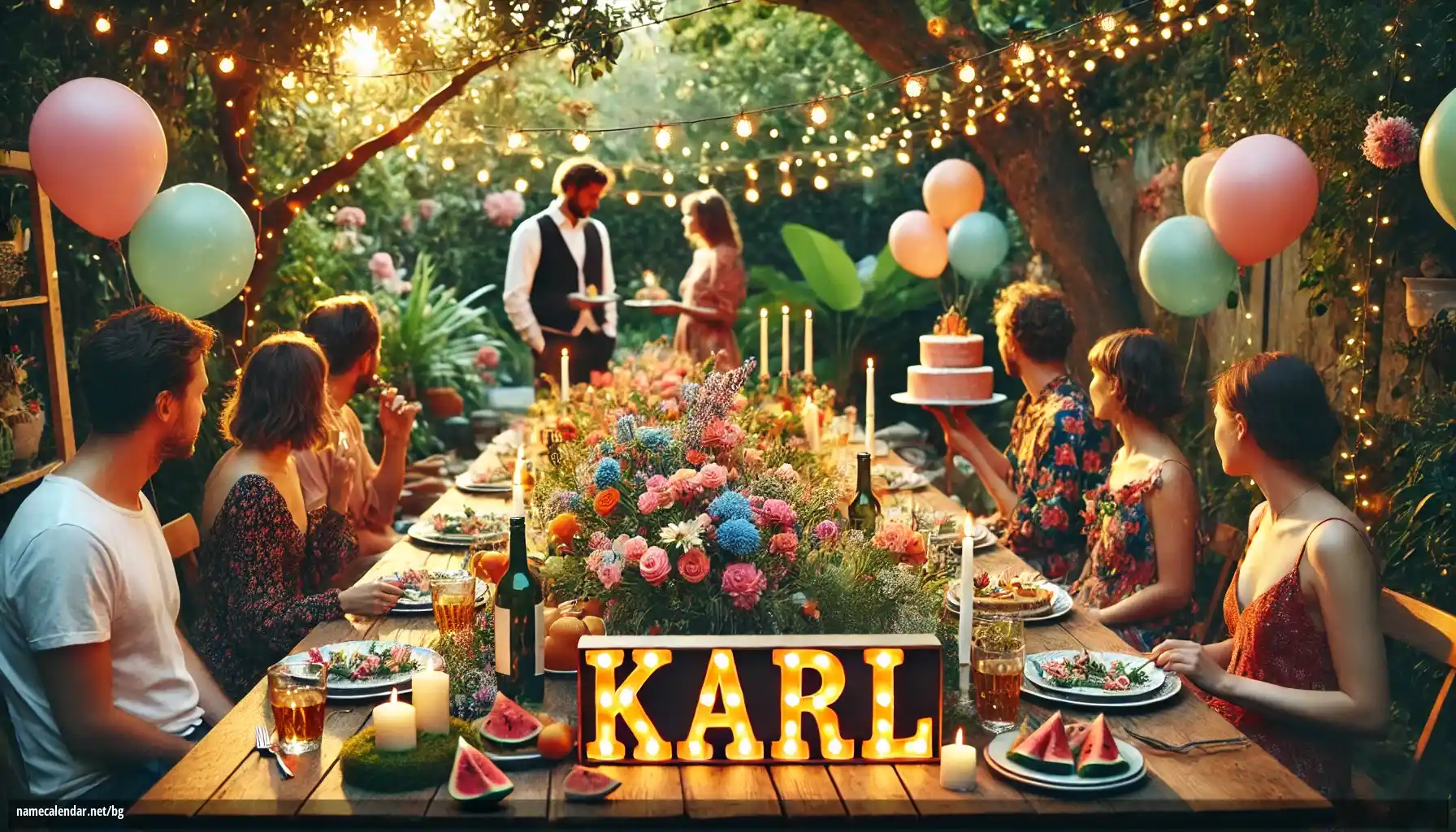 Празнуване на имен ден и име - Karl