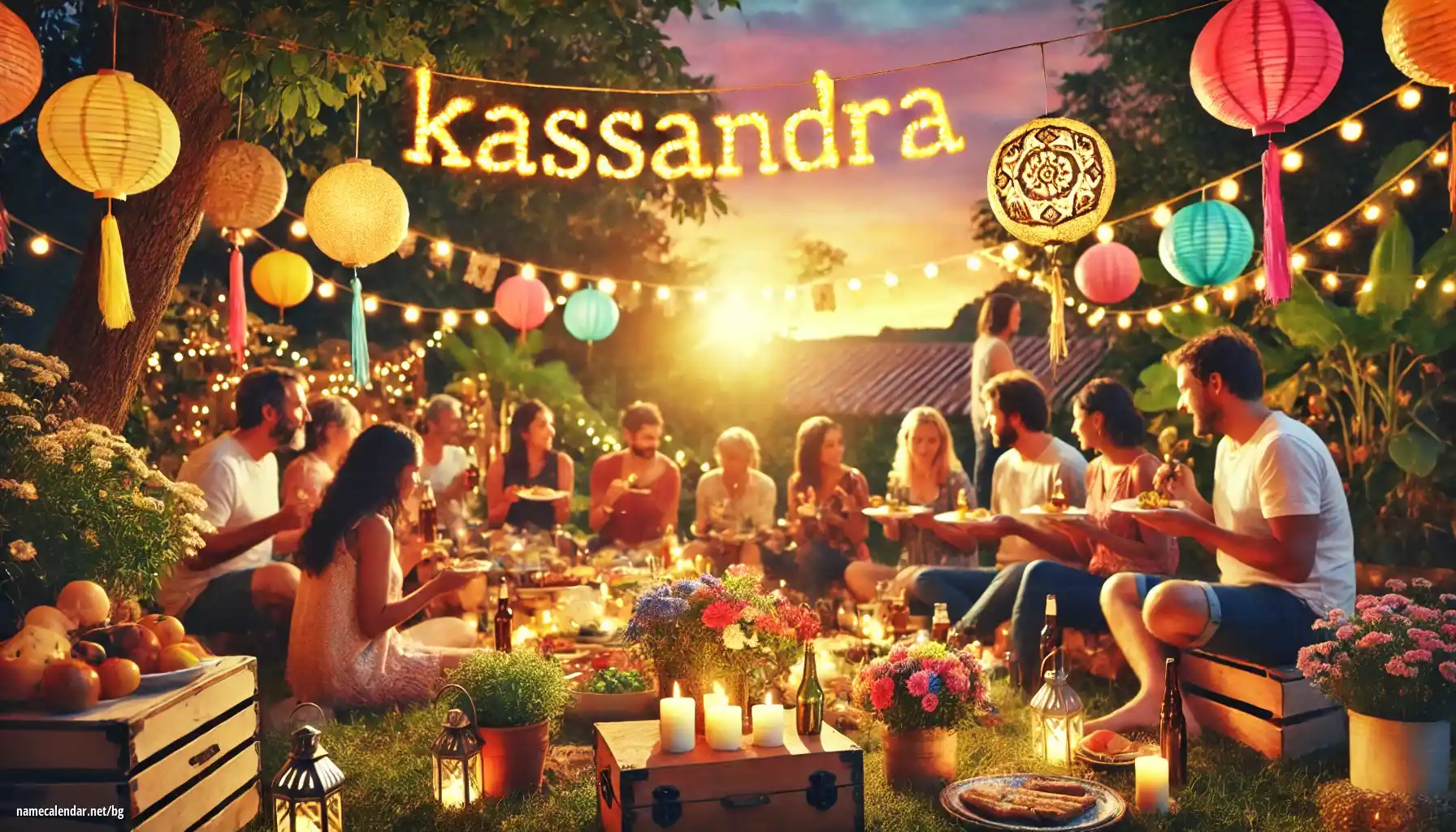 Празнуване на имен ден и име - Kassandra