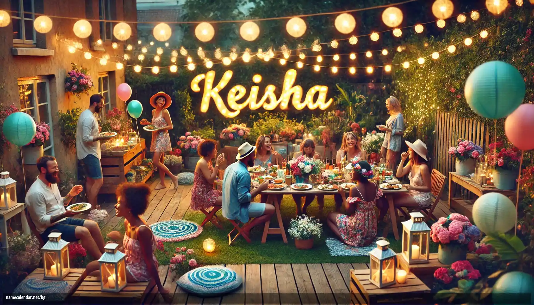 Празнуване на имен ден и име - Keisha