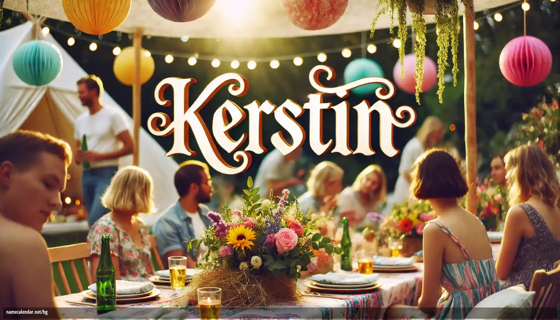 Празнуване на имен ден и име - Kerstin