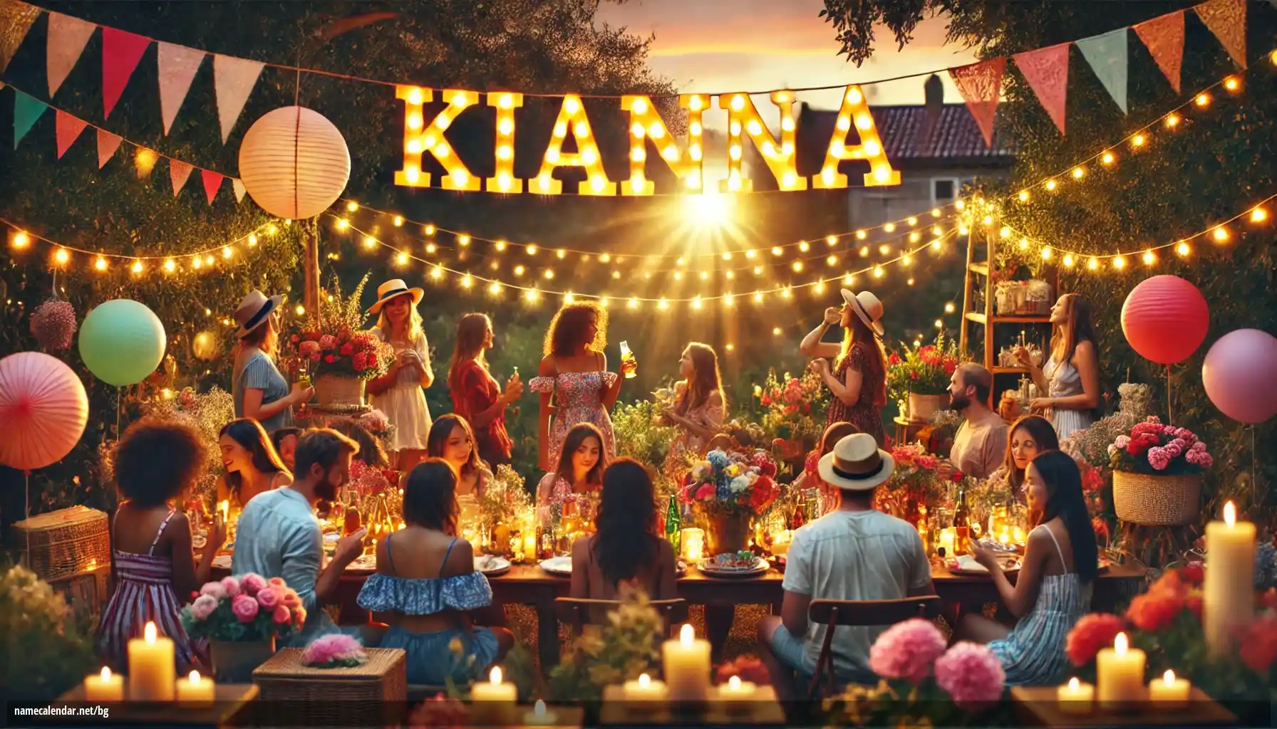 Празнуване на имен ден и име - Kianna