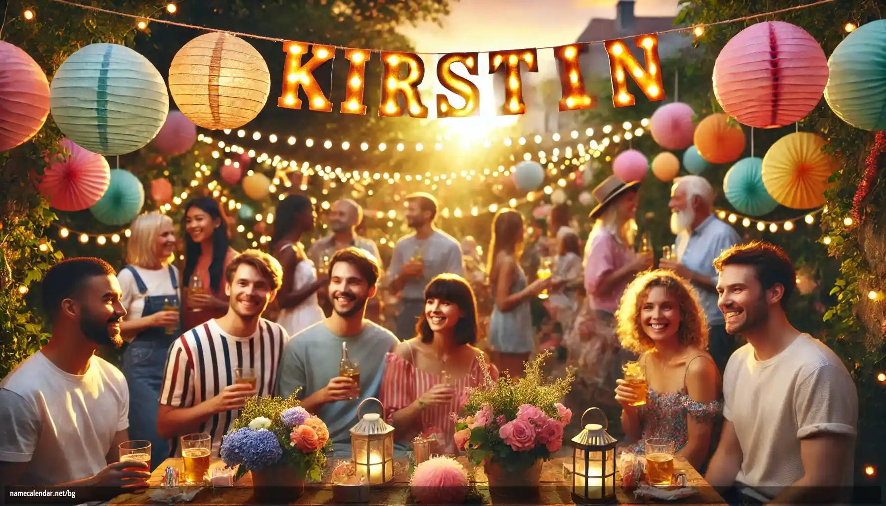 Празнуване на имен ден и име - Kirstin