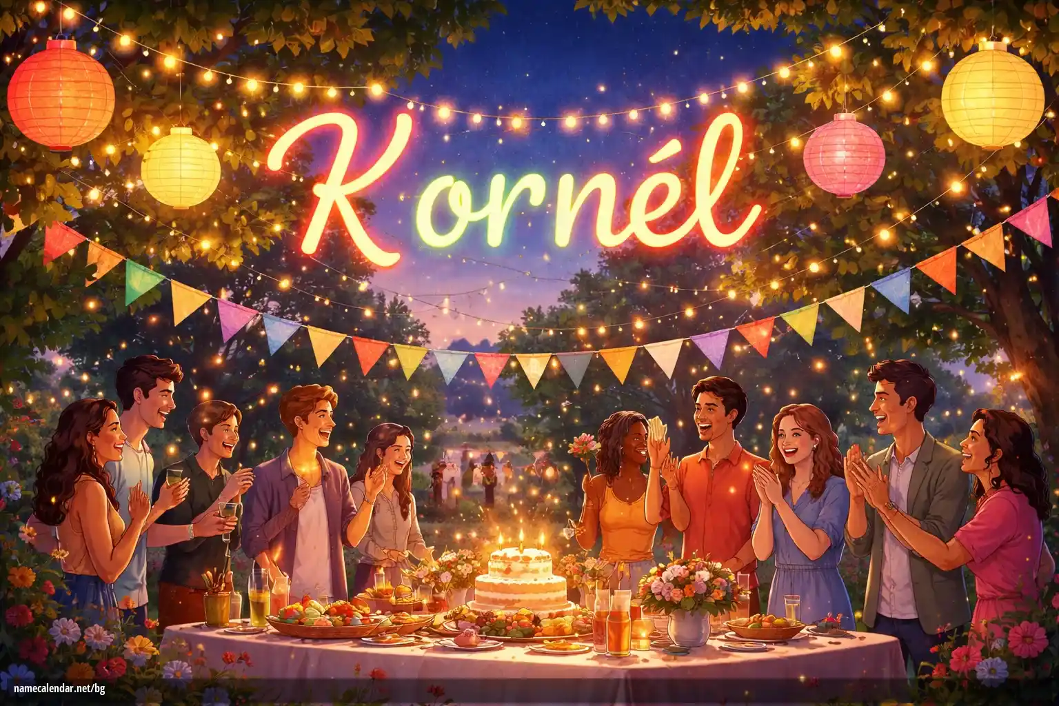 Празнуване на имен ден и име - Kornél