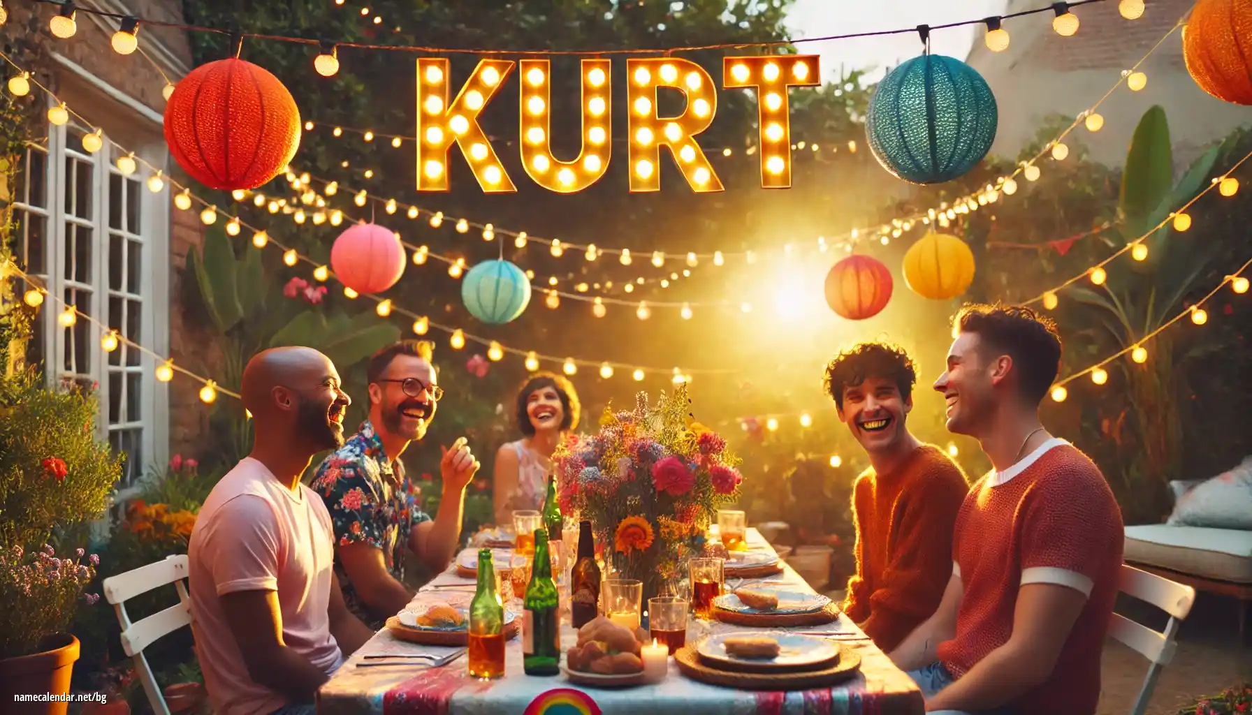 Празнуване на имен ден и име - Kurt