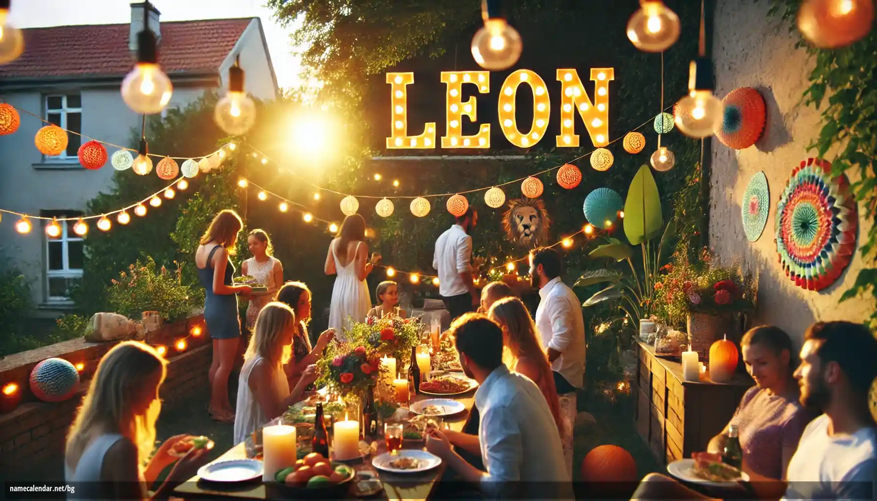 Празнуване на имен ден и име - Léon