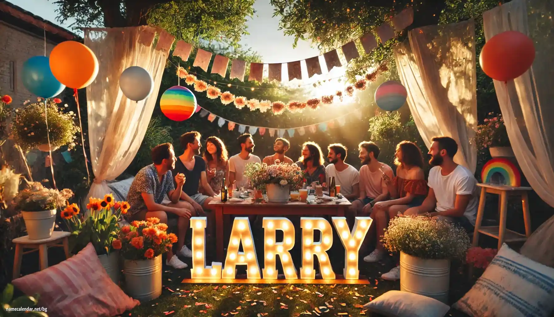 Празнуване на имен ден и име - Larry