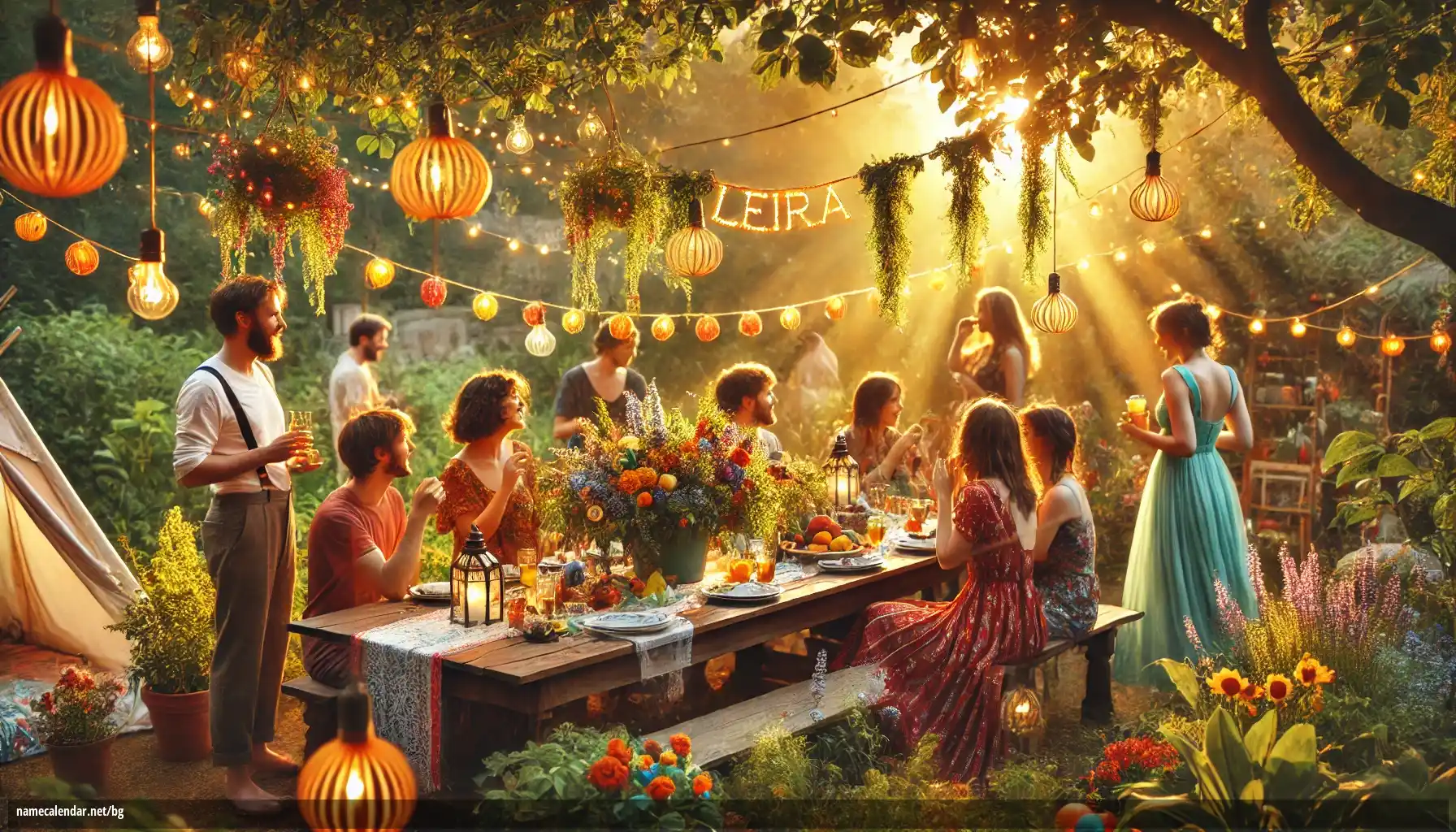 Празнуване на имен ден и име - Leira