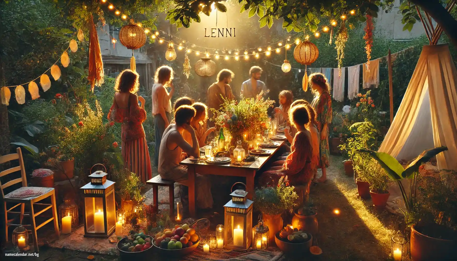 Празнуване на имен ден и име - Lenni