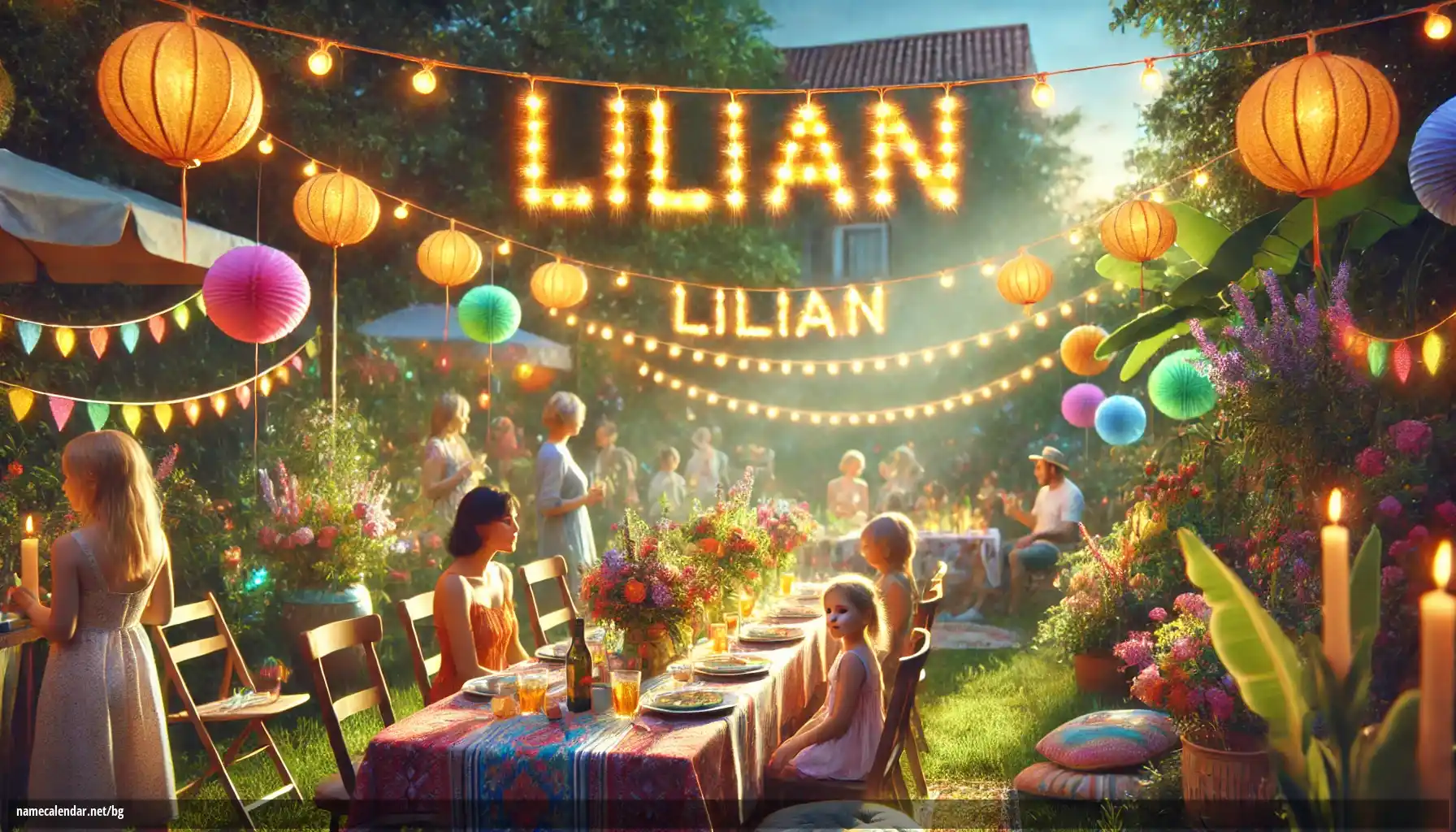 Празнуване на имен ден и име - Lilian