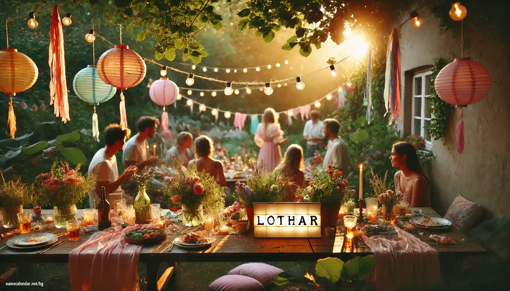 Празнуване на имен ден и име - Lothar