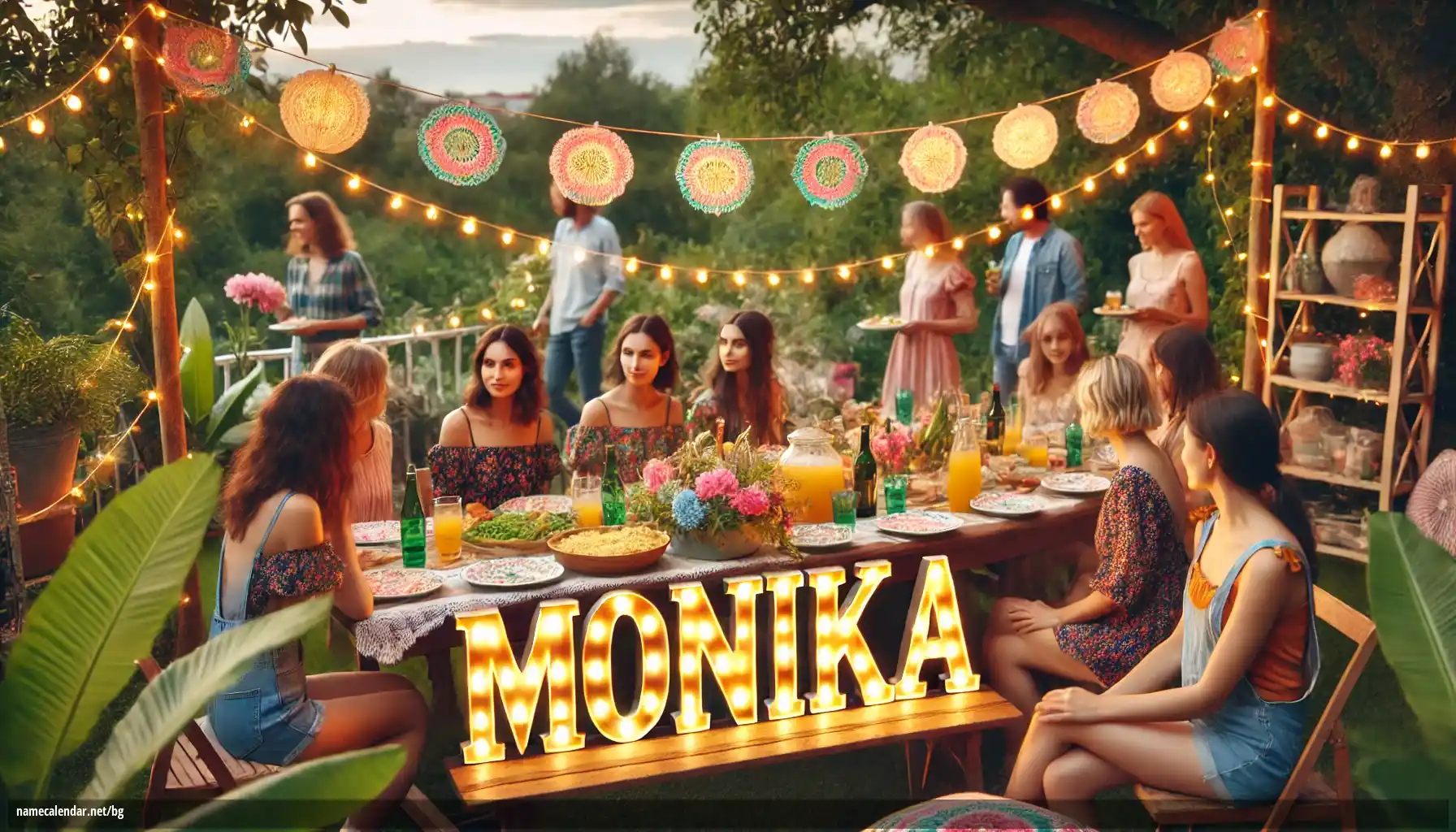 Празнуване на имен ден и име - Mónika