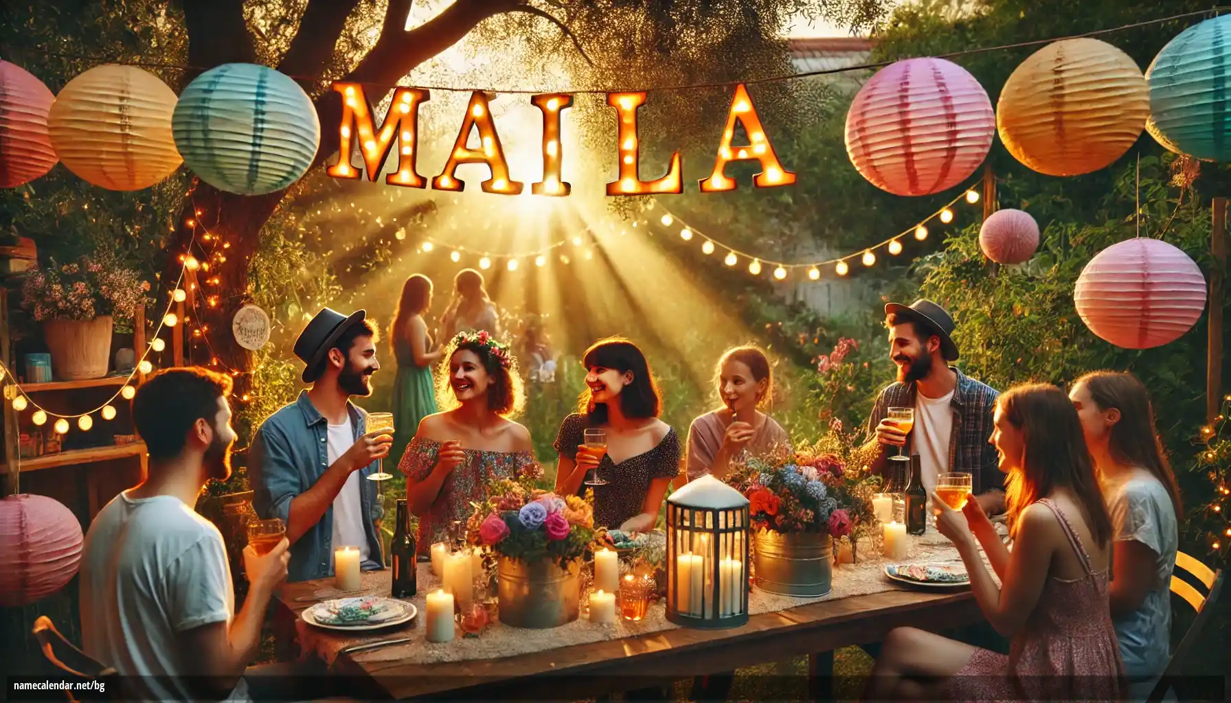 Празнуване на имен ден и име - Maila