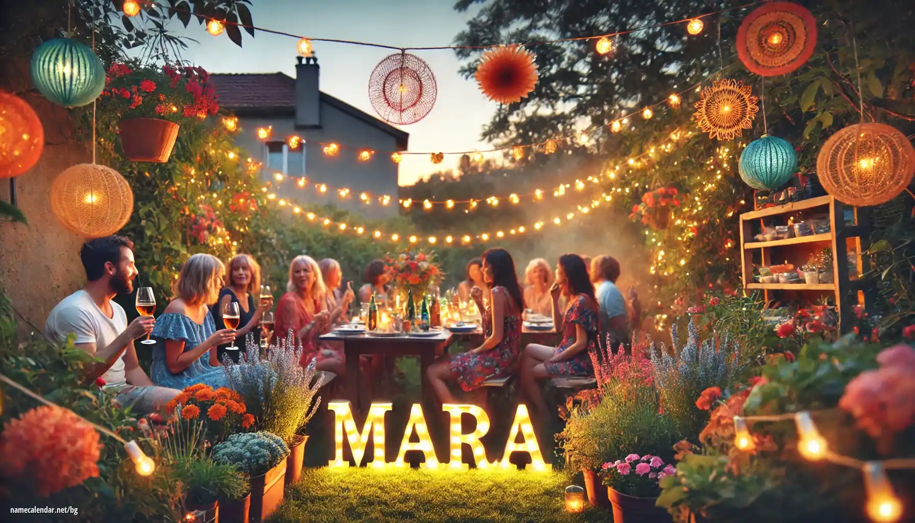 Празнуване на имен ден и име - Mara