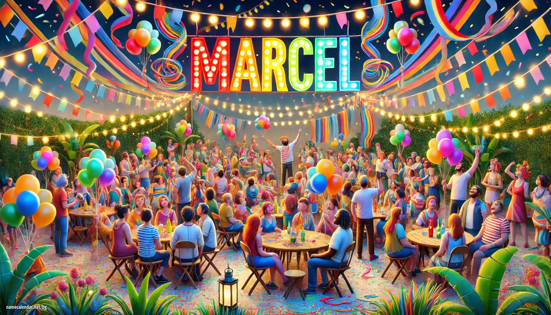 Празнуване на имен ден и име - Marcel