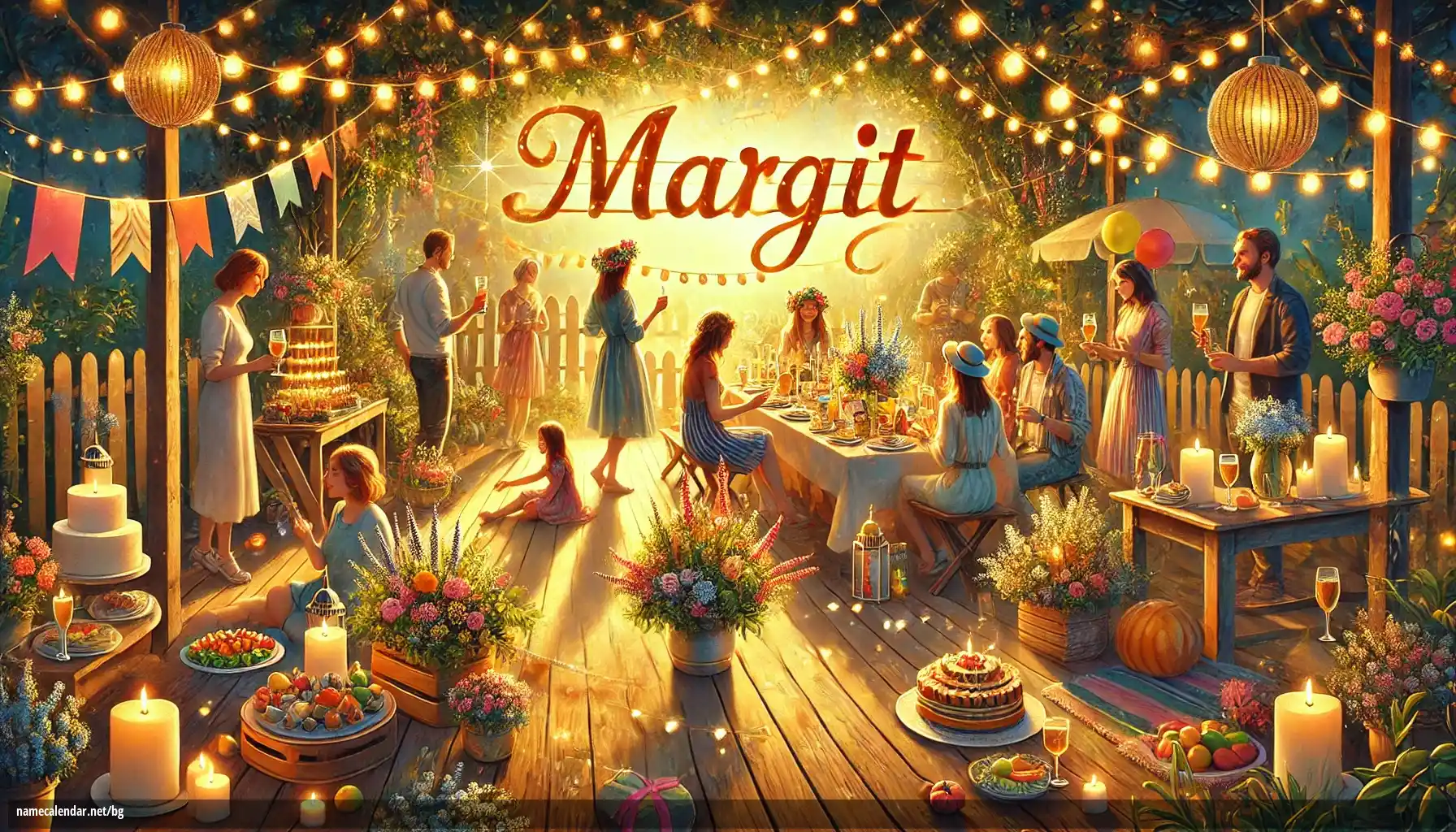 Празнуване на имен ден и име - Margit