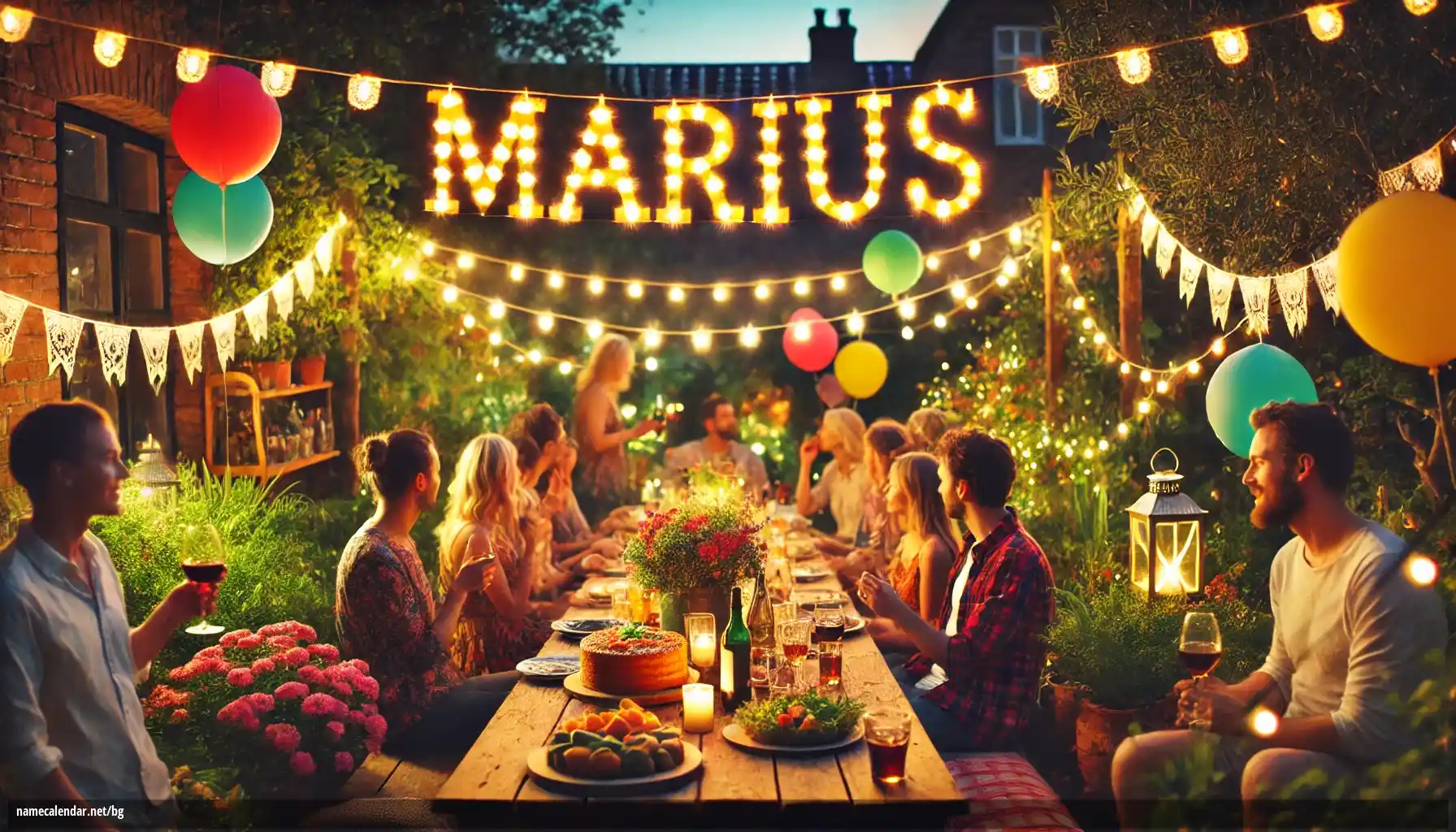 Празнуване на имен ден и име - Marius