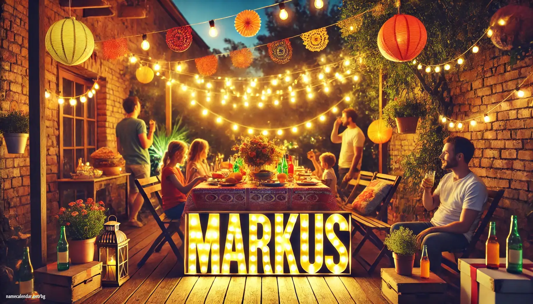 Празнуване на имен ден и име - Markus