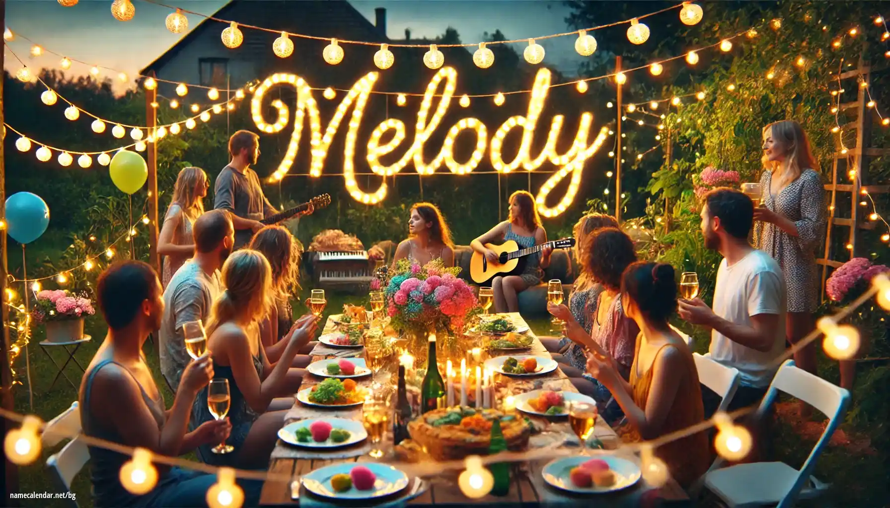 Празнуване на имен ден и име - Melody