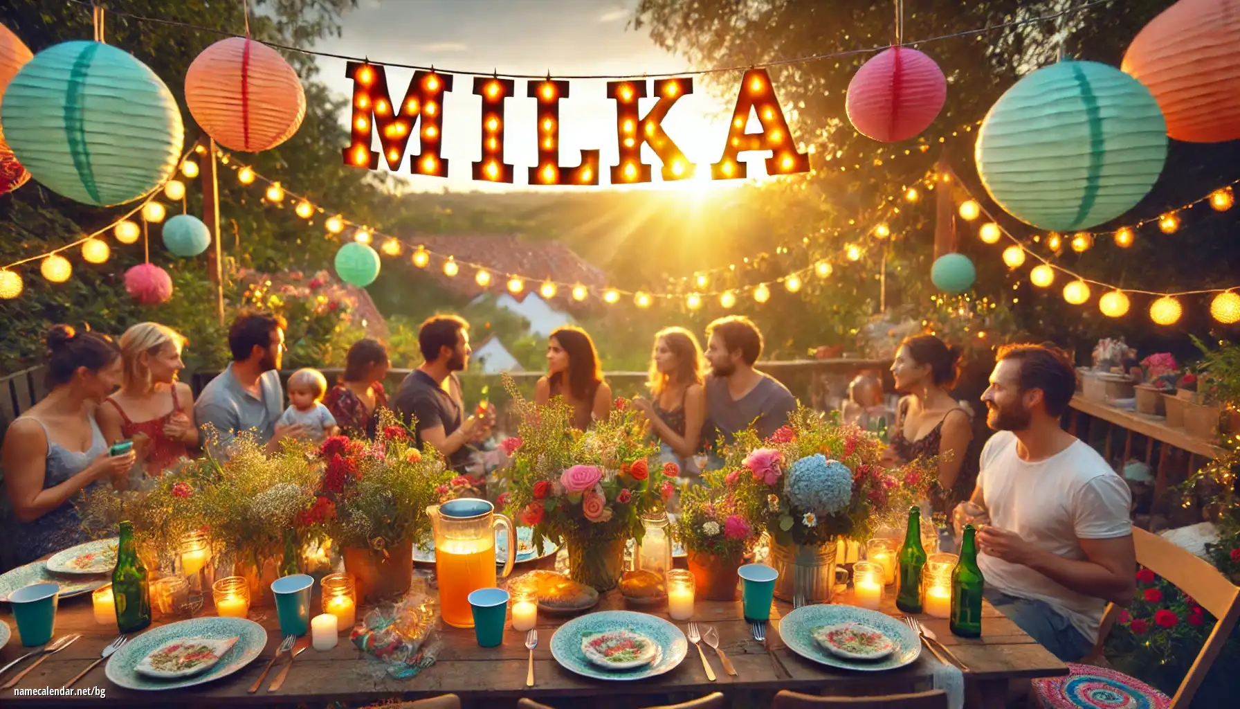 Празнуване на имен ден и име - Milka