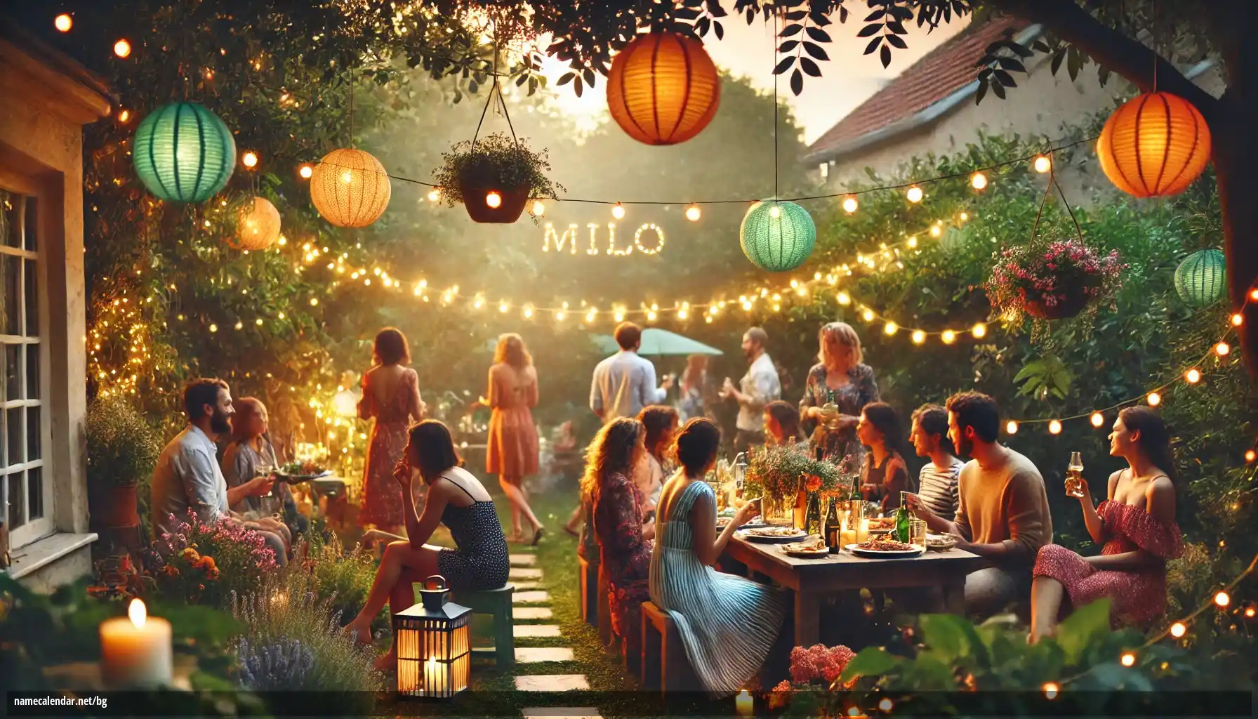 Празнуване на имен ден и име - Milo