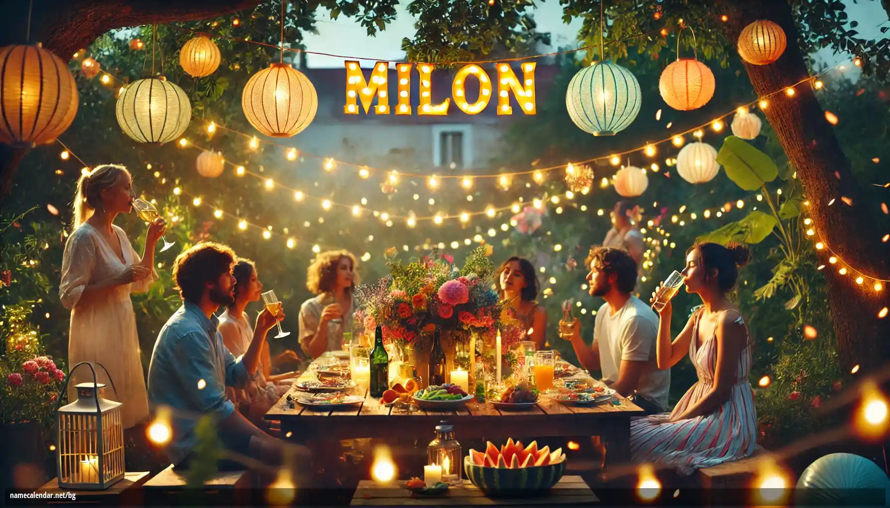 Празнуване на имен ден и име - Milon