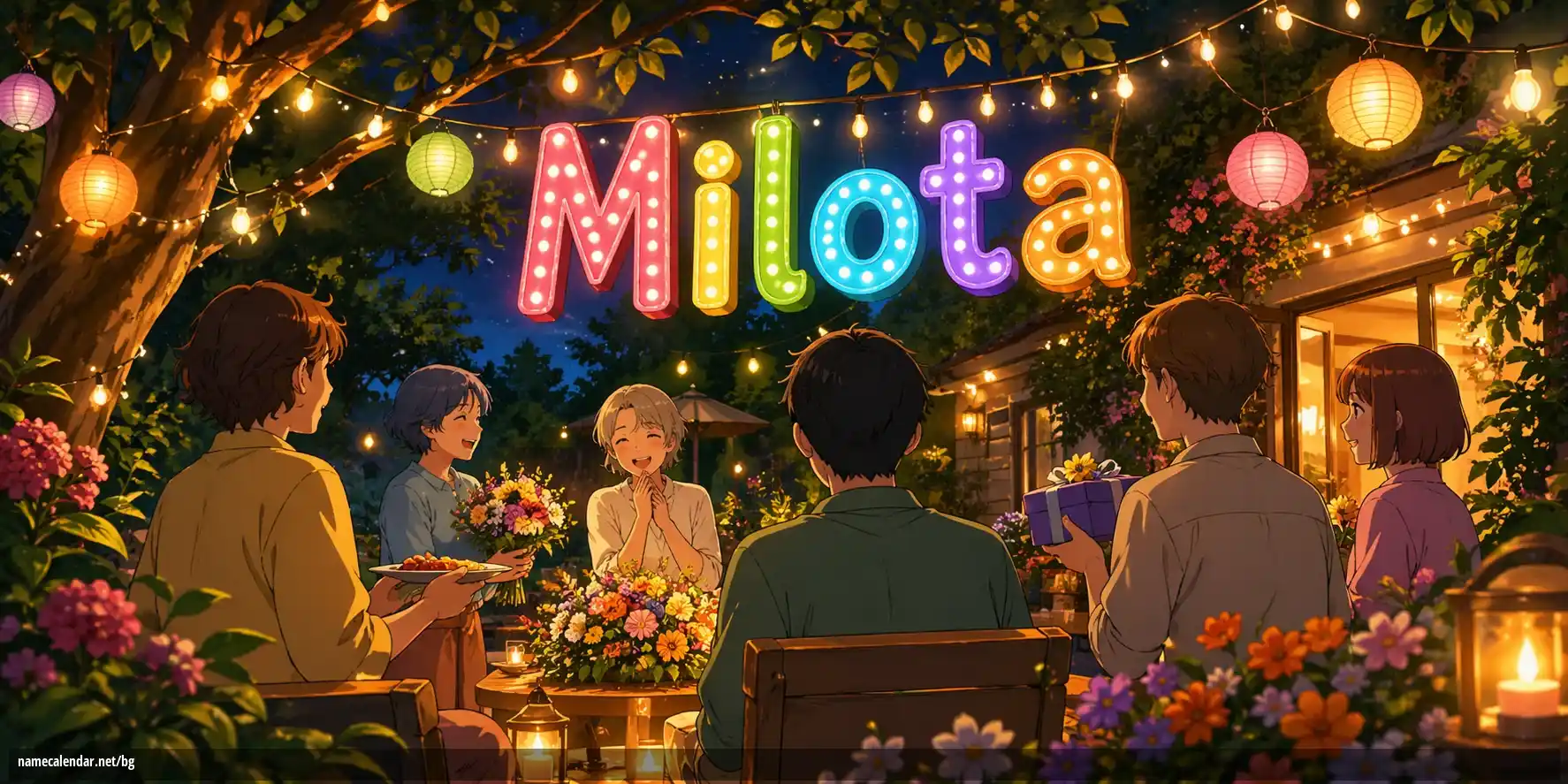 Празнуване на имен ден и име - Milota