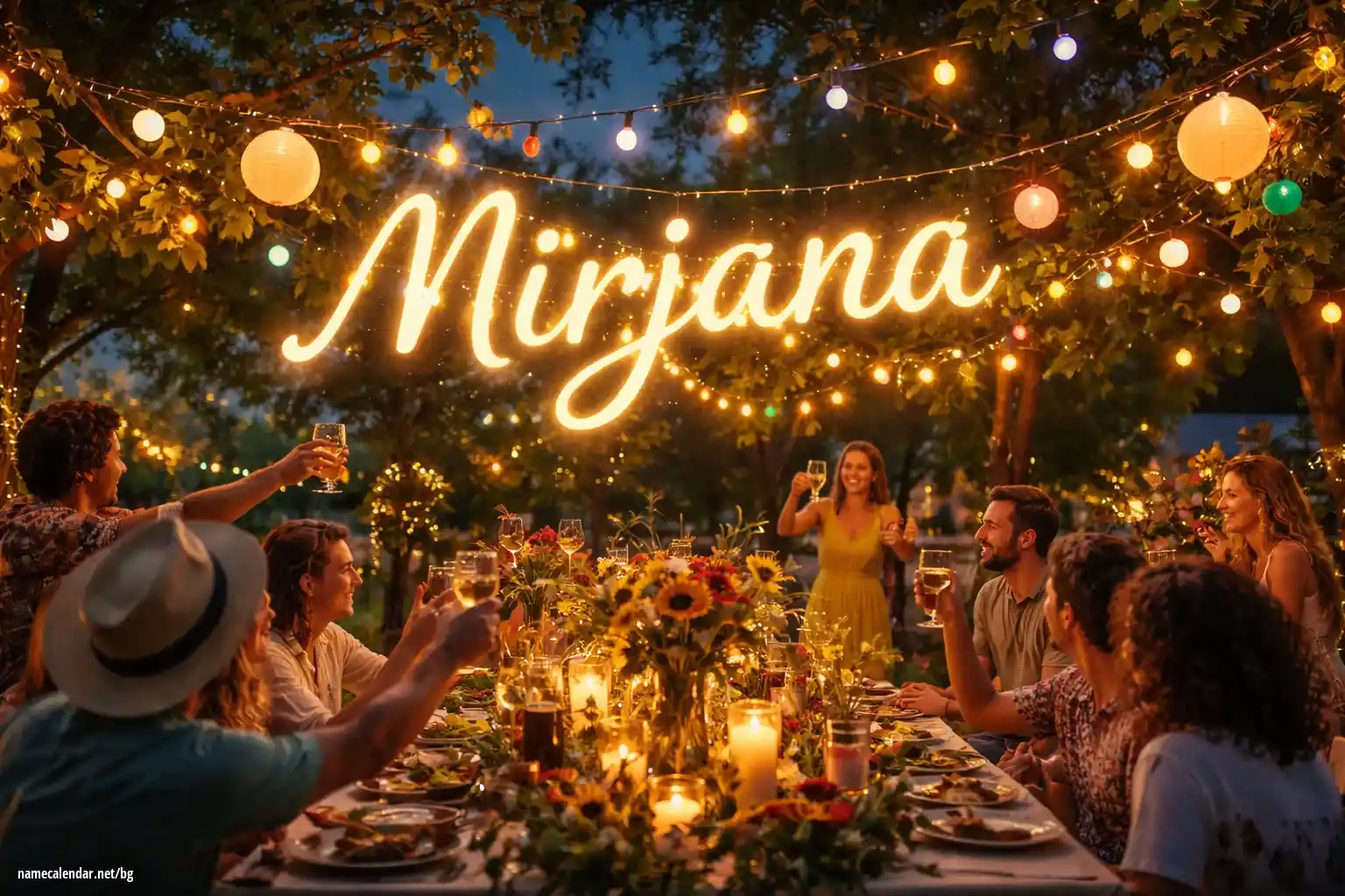 Празнуване на имен ден и име - Mirjana