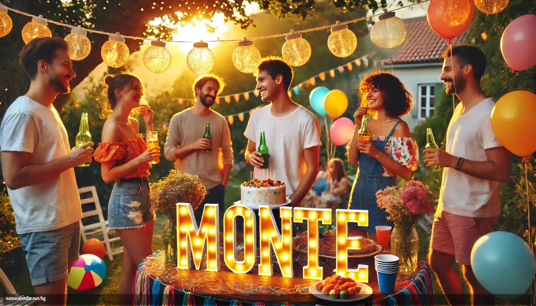 Празнуване на имен ден и име - Monte