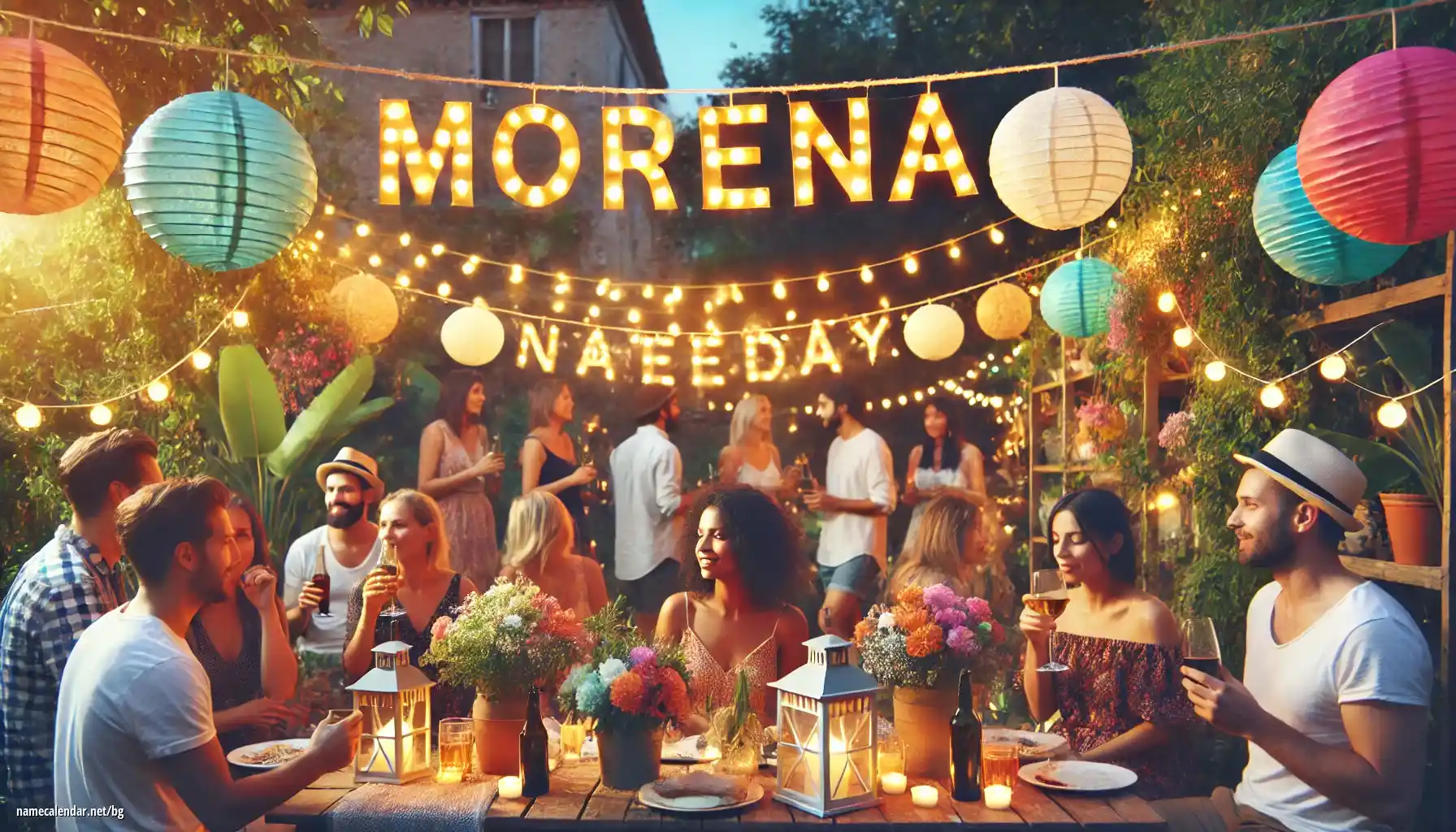 Празнуване на имен ден и име - Morena