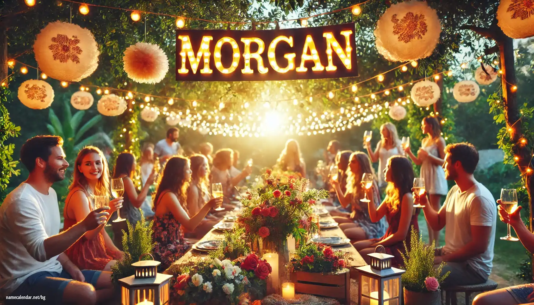 Празнуване на имен ден и име - Morgan