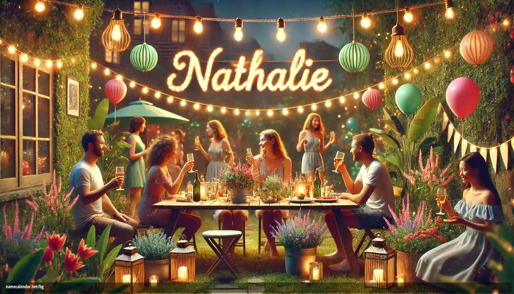 Празнуване на имен ден и име - Nathalie