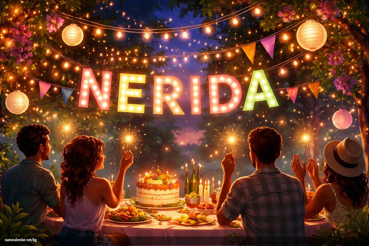 Празнуване на имен ден и име - Nerida