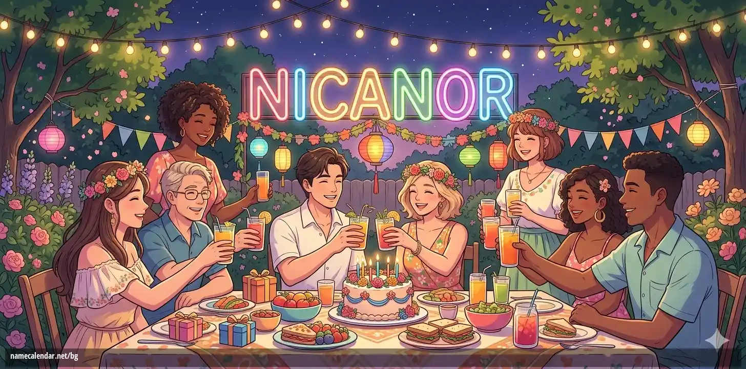 Празнуване на имен ден и име - Nicanor