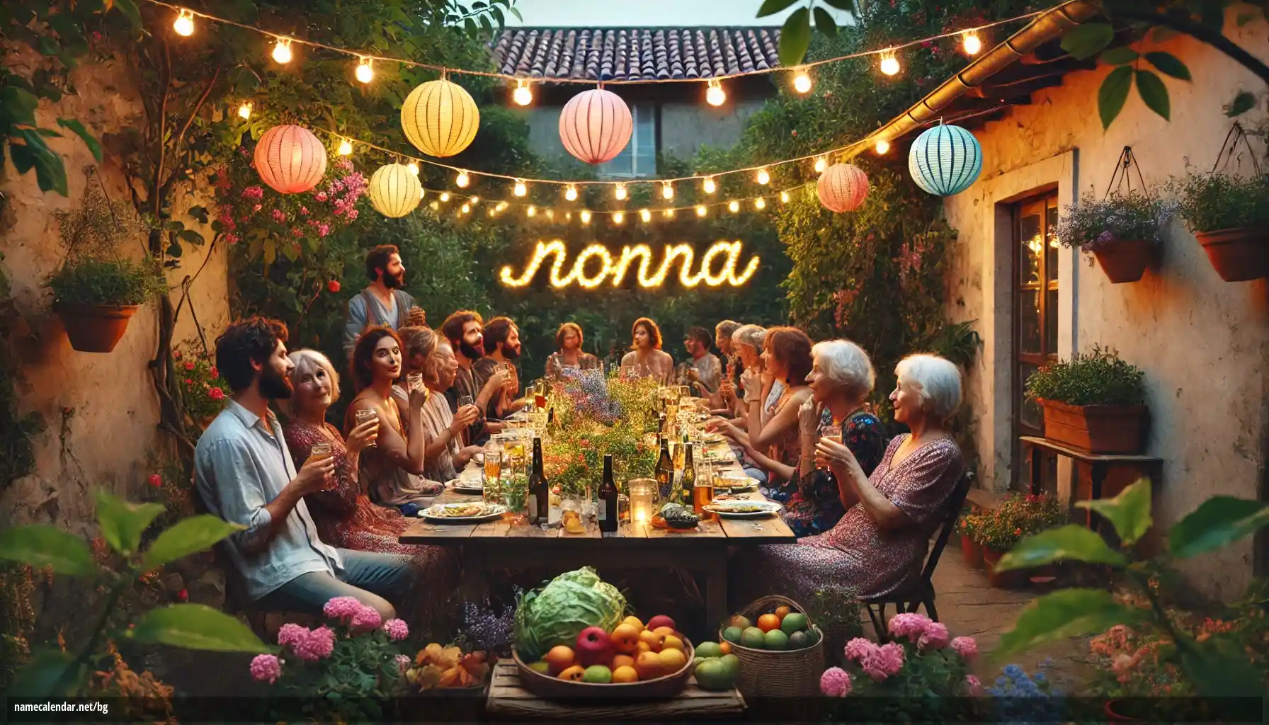 Празнуване на имен ден и име - Nonna