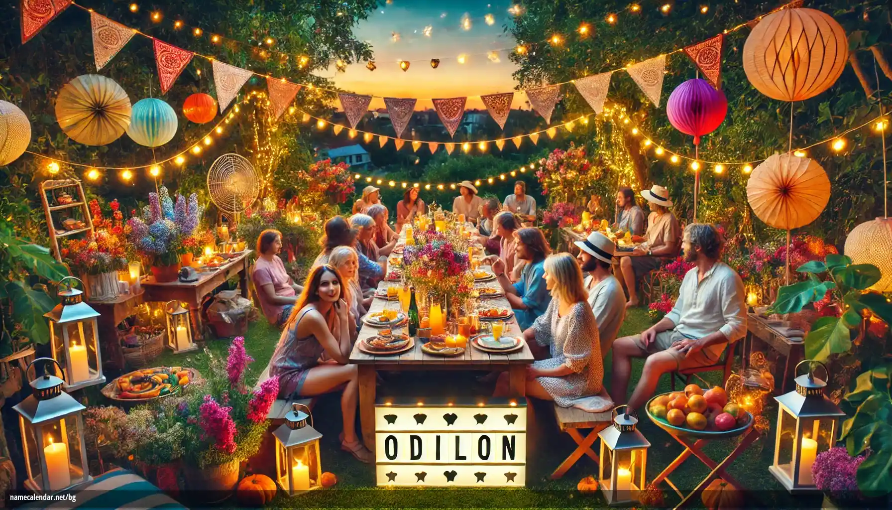 Празнуване на имен ден и име - Odilon