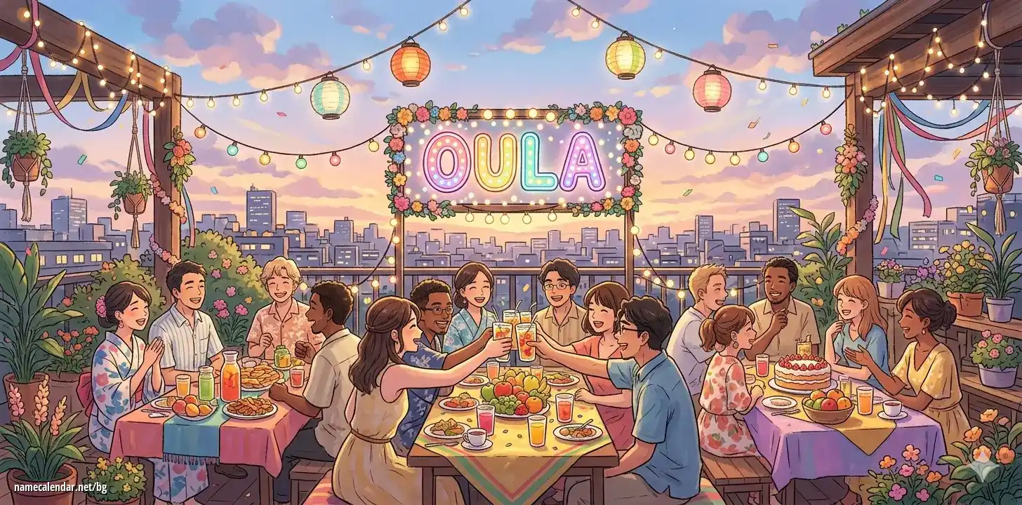 Празнуване на имен ден и име - Oula