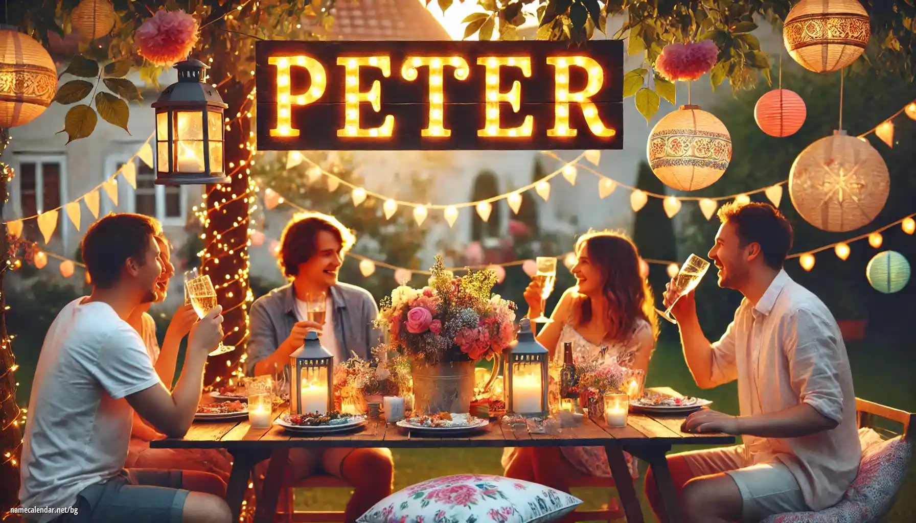 Празнуване на имен ден и име - Péter