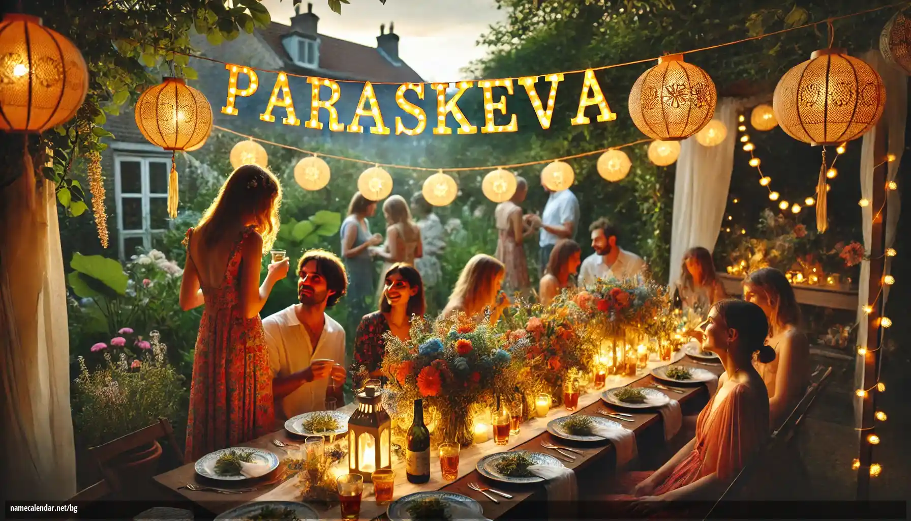 Празнуване на имен ден и име - Paraskeva