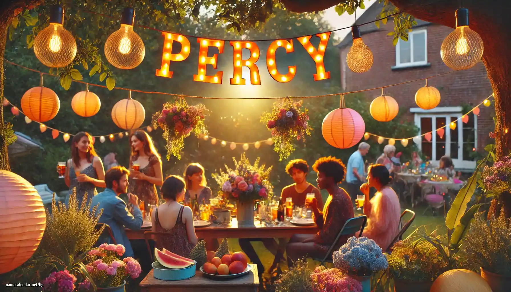 Празнуване на имен ден и име - Percy