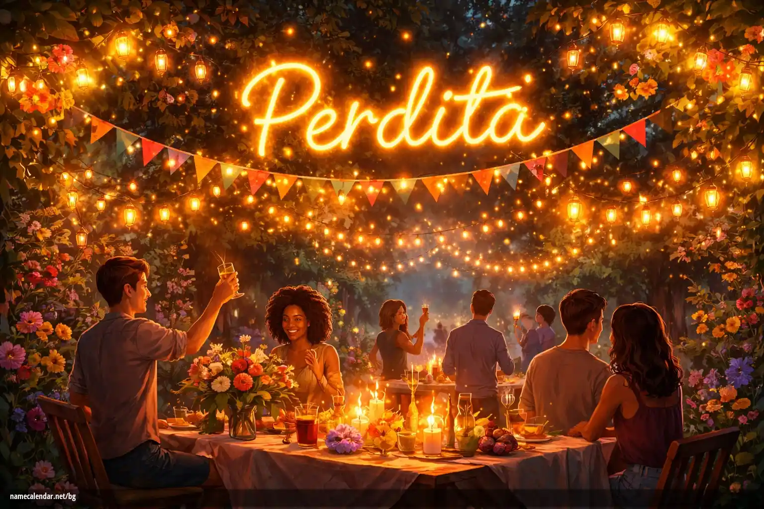 Празнуване на имен ден и име - Perdita