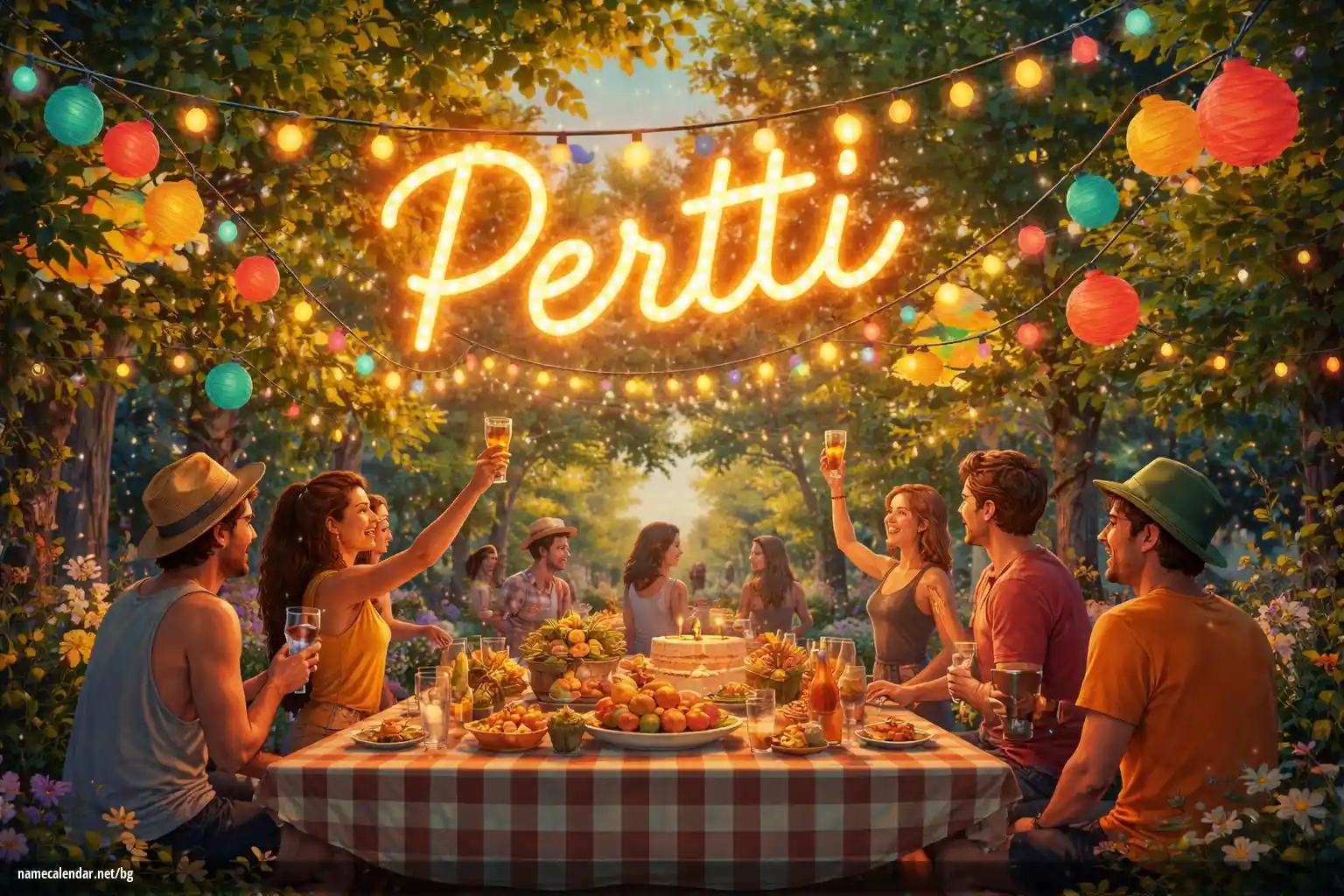 Празнуване на имен ден и име - Pertti