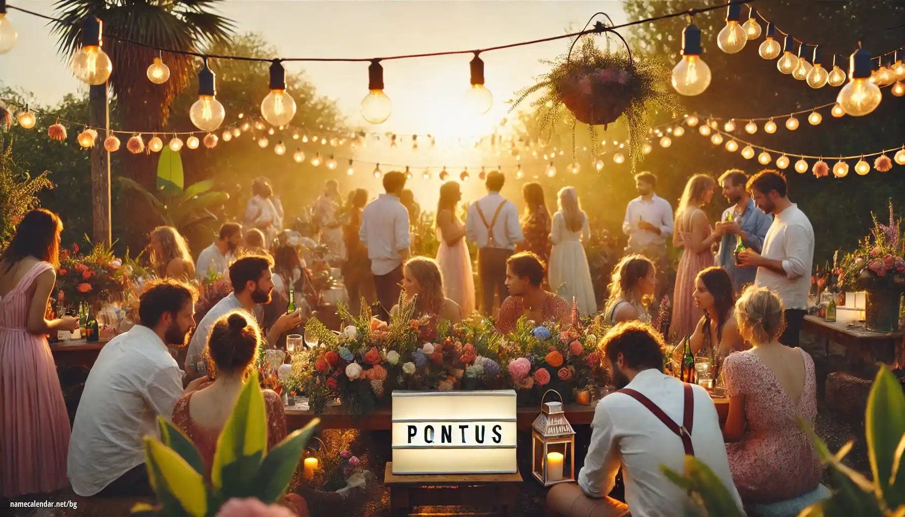 Празнуване на имен ден и име - Pontus