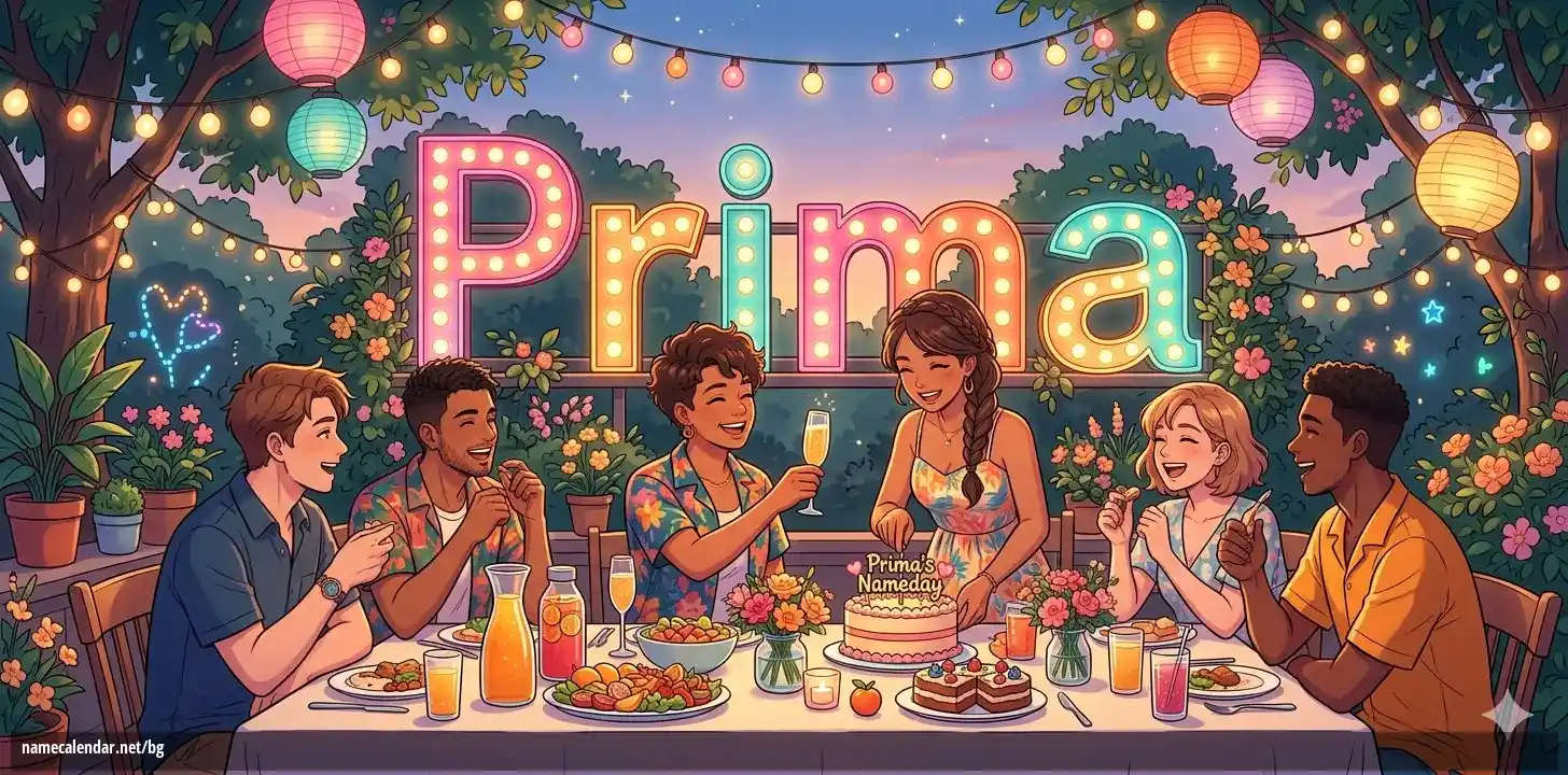 Празнуване на имен ден и име - Prima