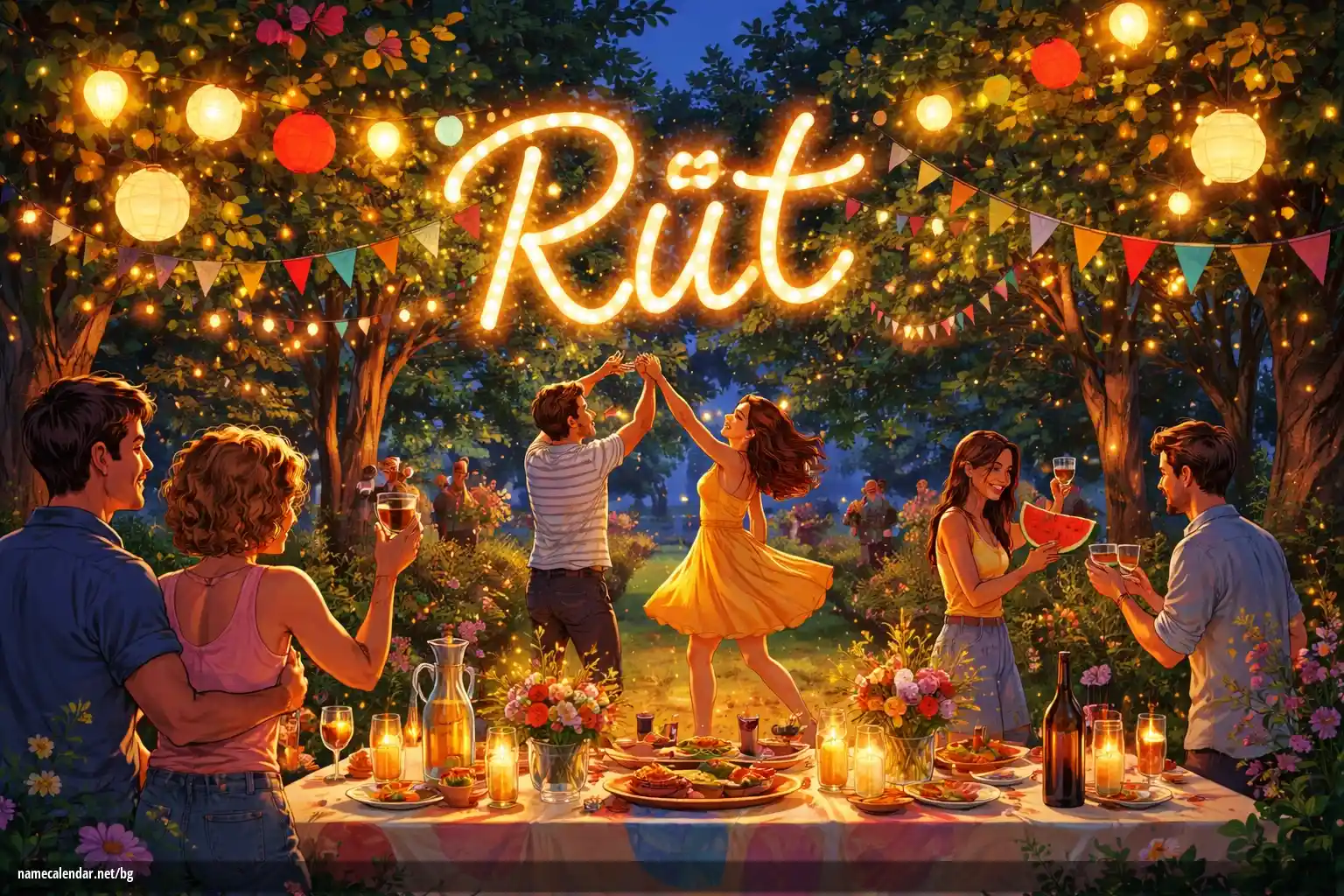 Празнуване на имен ден и име - Růt