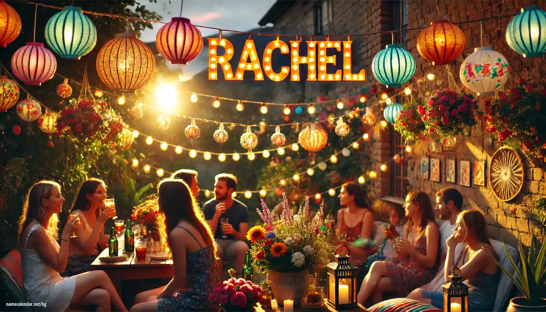 Празнуване на имен ден и име - Rachel