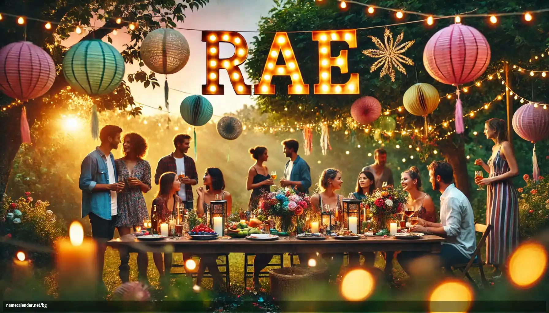 Празнуване на имен ден и име - Rae