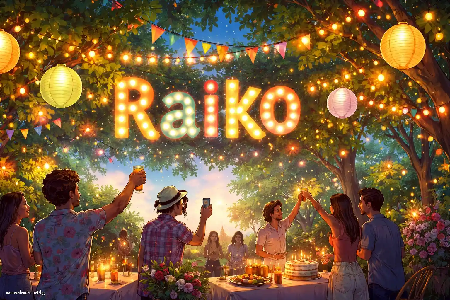 Празнуване на имен ден и име - Raiko