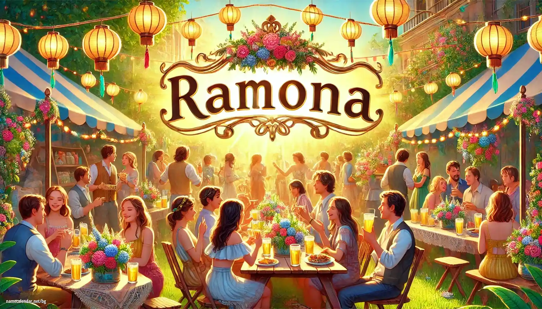 Празнуване на имен ден и име - Ramóna